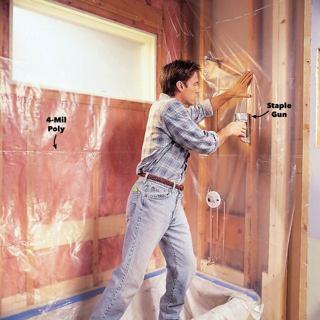 add waterproof vapor barrier