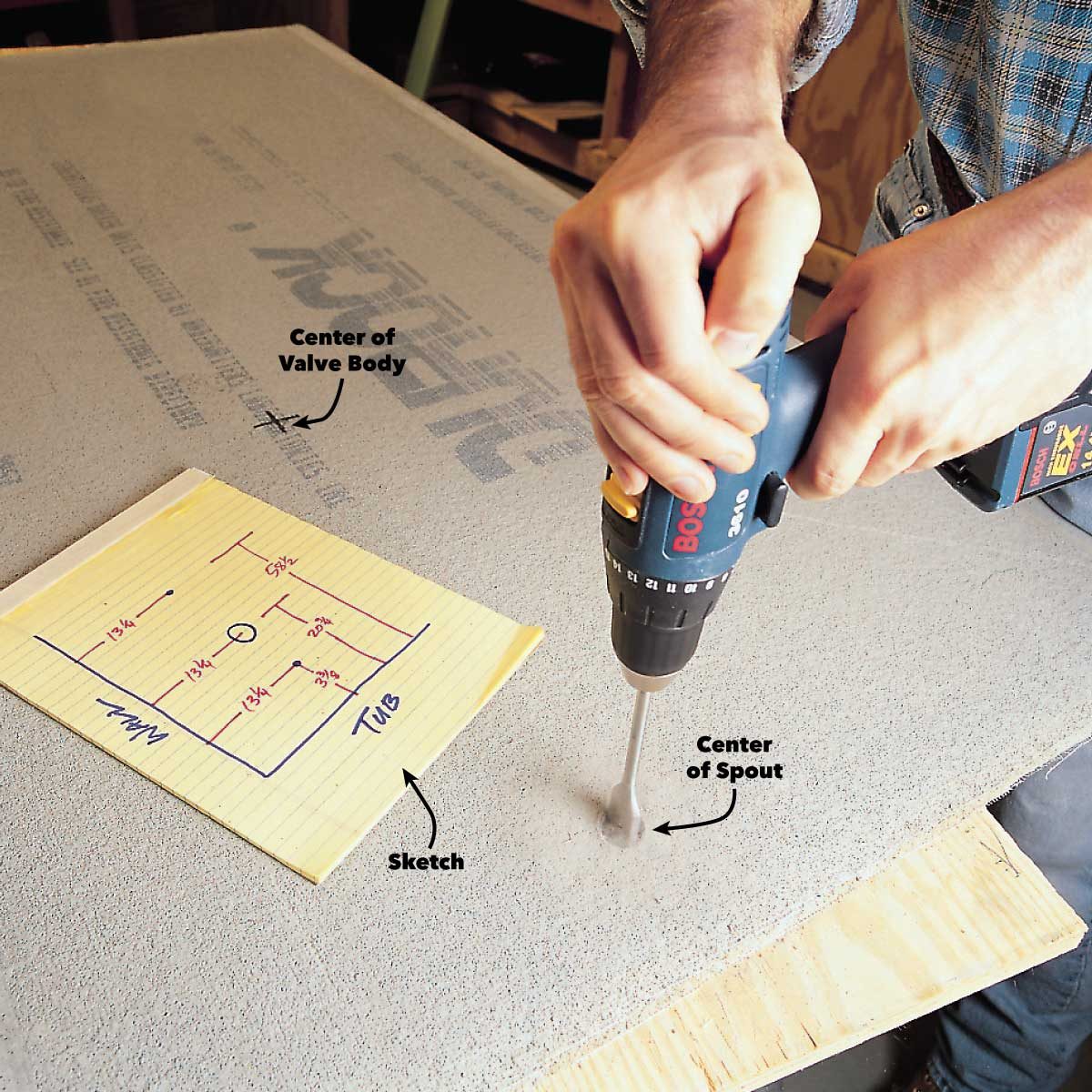 drill small holes concrete