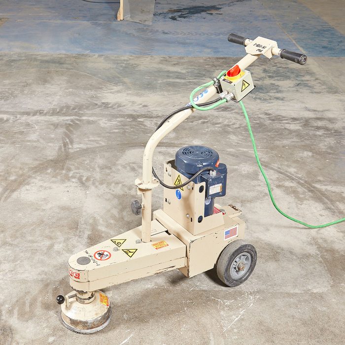 A grinder made for leveling concrete