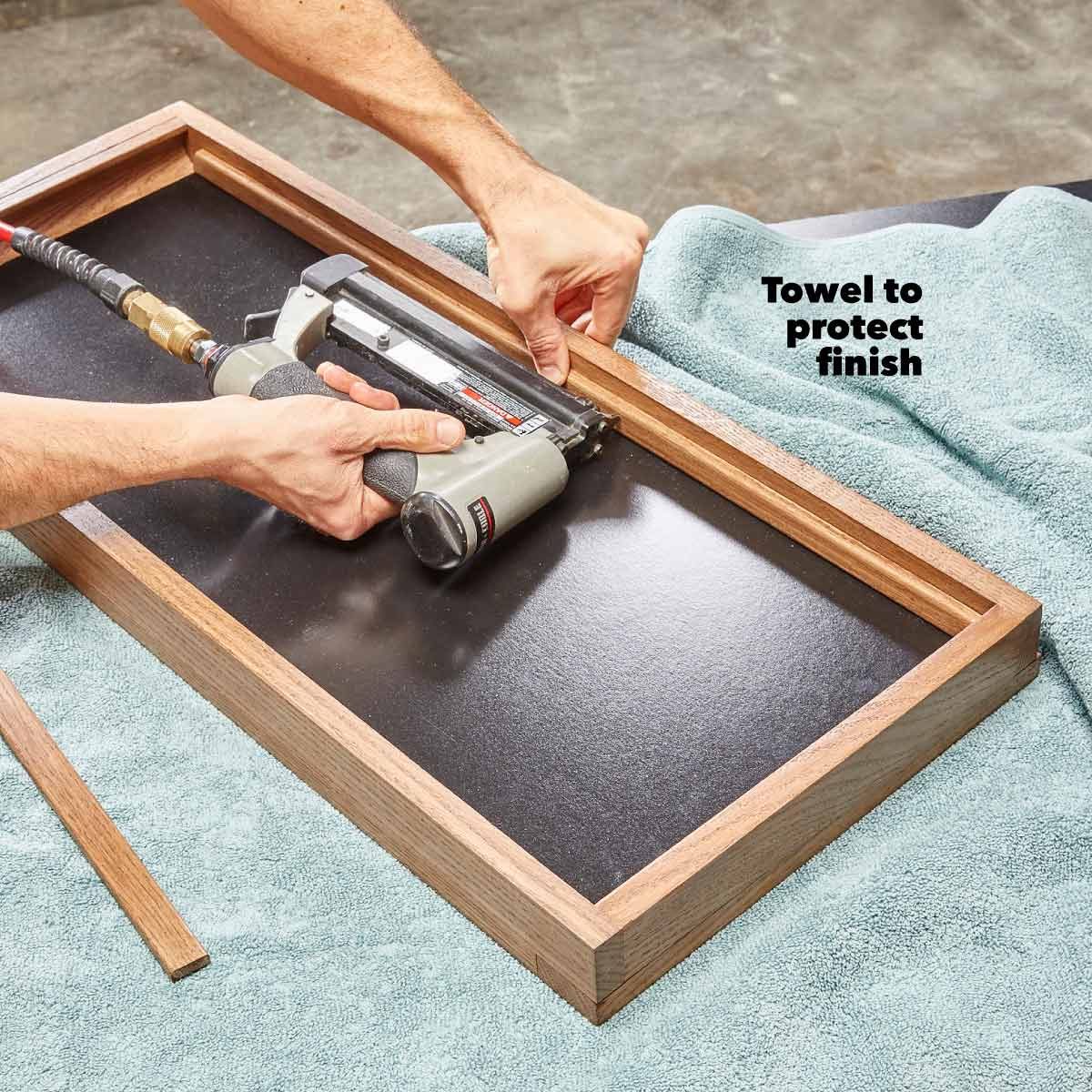 dartboard install the chalkboard