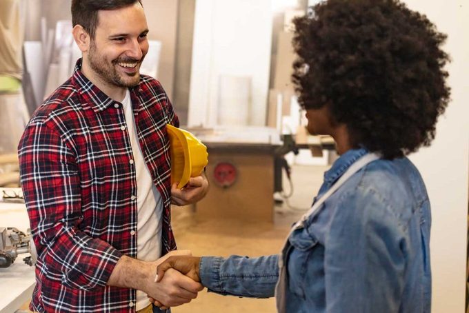 contractor and homeowner