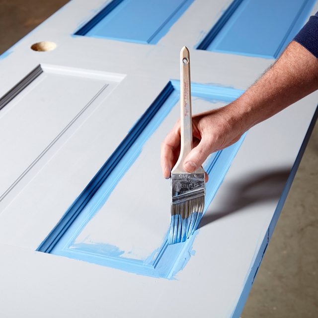 Brush around the door panels