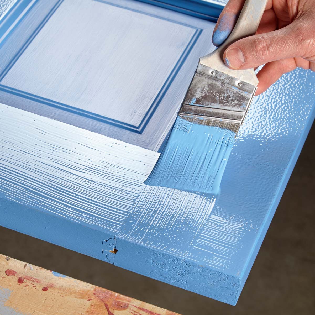 paint a door brush strokes