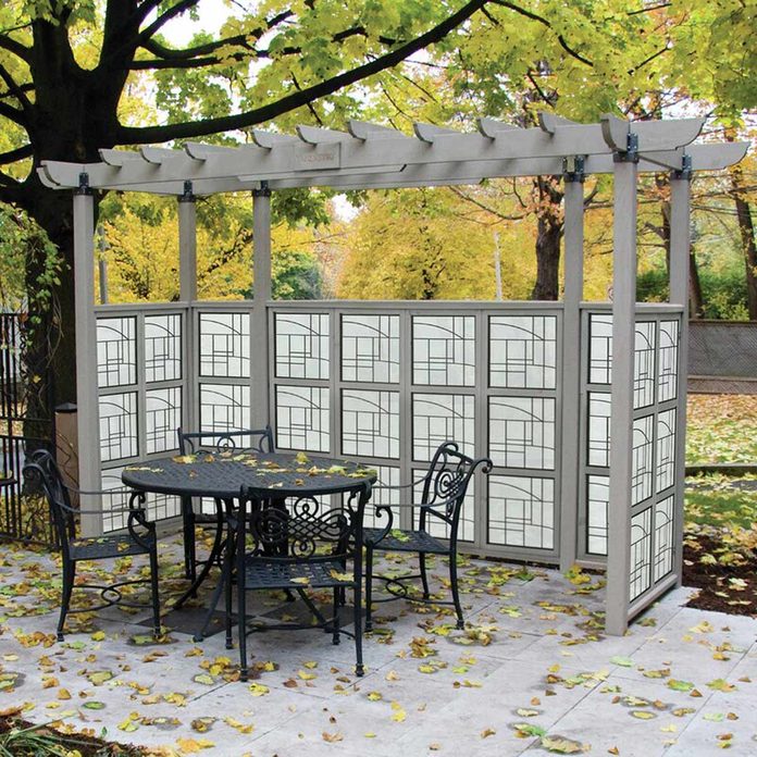 Seneca Privacy Arbor 6 Ft. W x 4 Ft. D Solid Wood Pergola