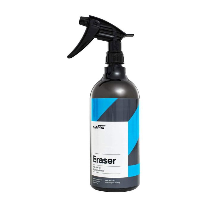 A spray bottle labeled 