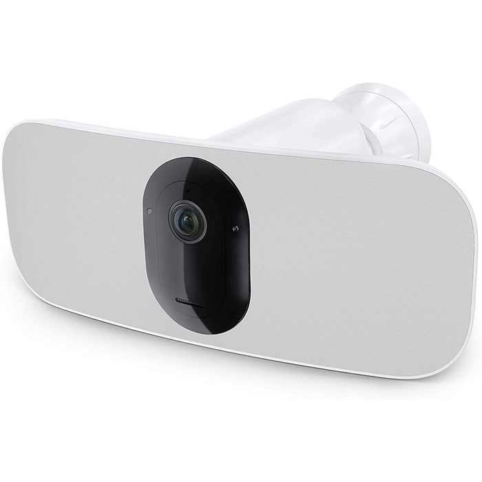 A white, oval-shaped camera captures images, mounted against a smooth surface, designed for surveillance or monitoring purposes.