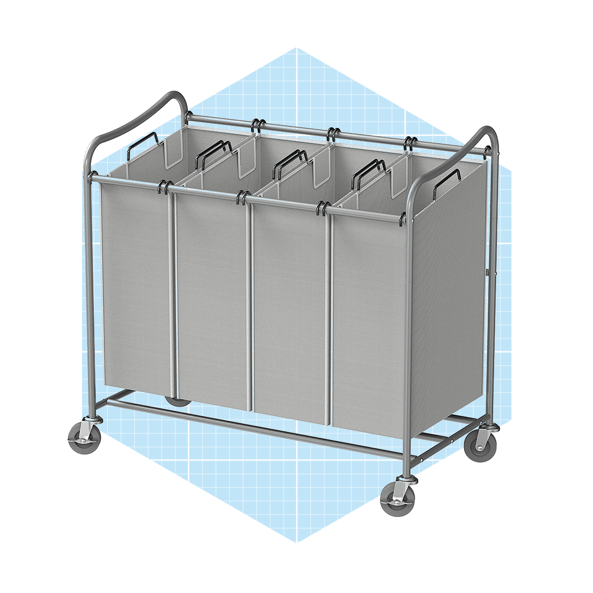 Simplehouseware 4 Bag Heavy Duty Laundry Sorter Ecomm Via Amazon.com