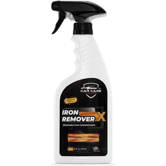 A spray bottle labeled 