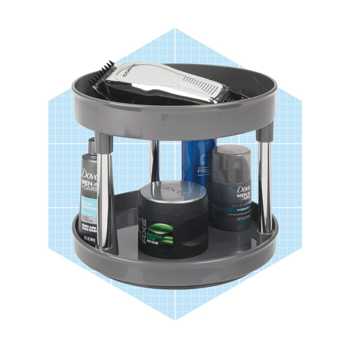 Mdesign 2 Tier Spinning Lazy Susan Turntable Storage Tray Ecomm Target.com