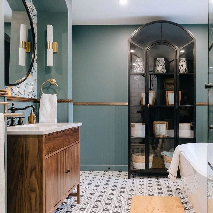 Arched Bathroom Cabinet