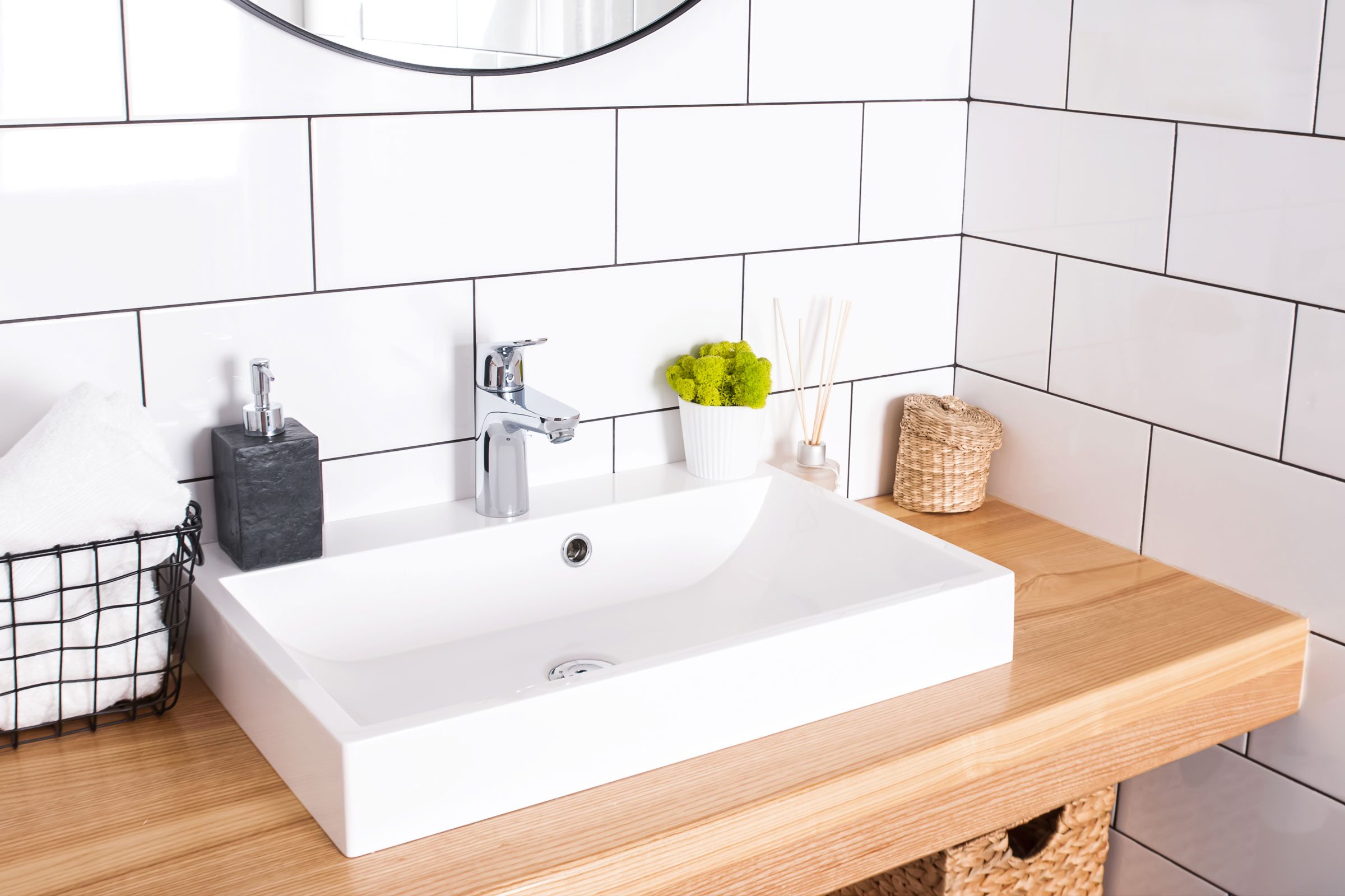 Wood Bathroom Countertop