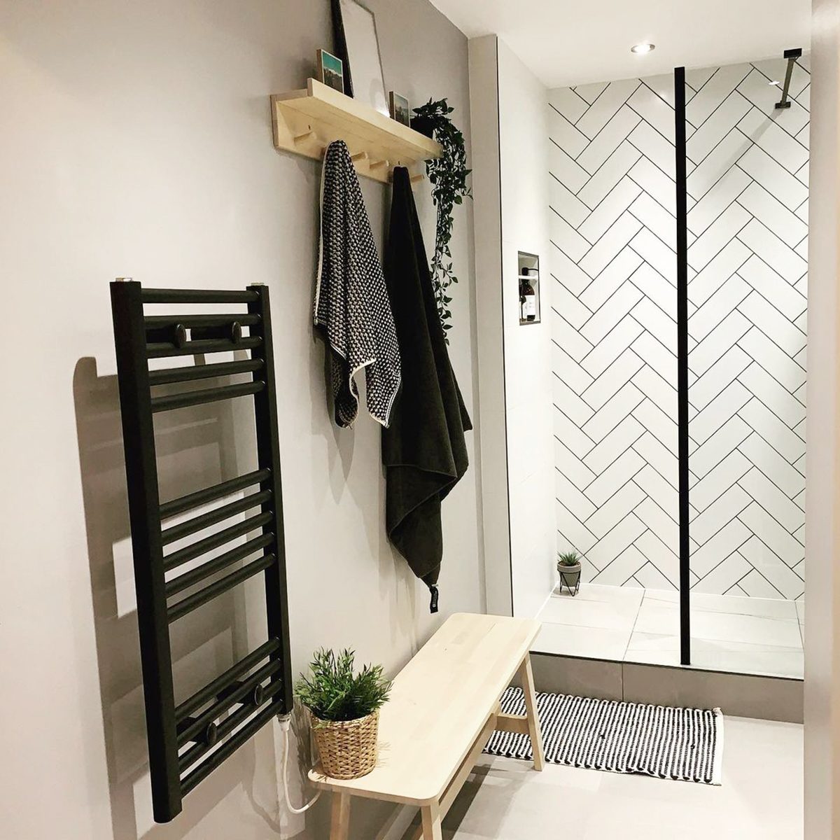 Modern Bathroom Bench