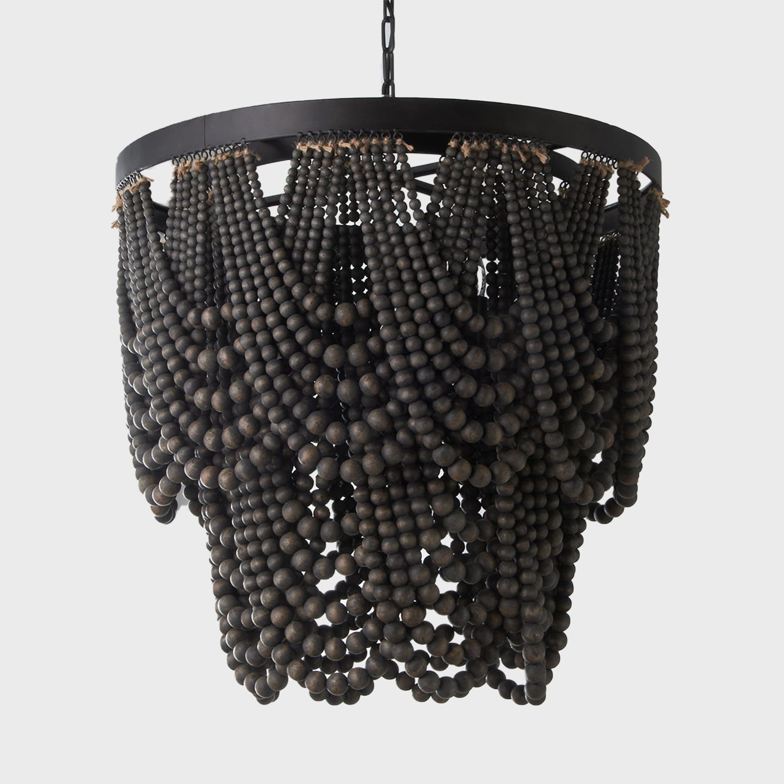 Bohemia Draped Bead Chandelier Ecomm Via Shadesoflight