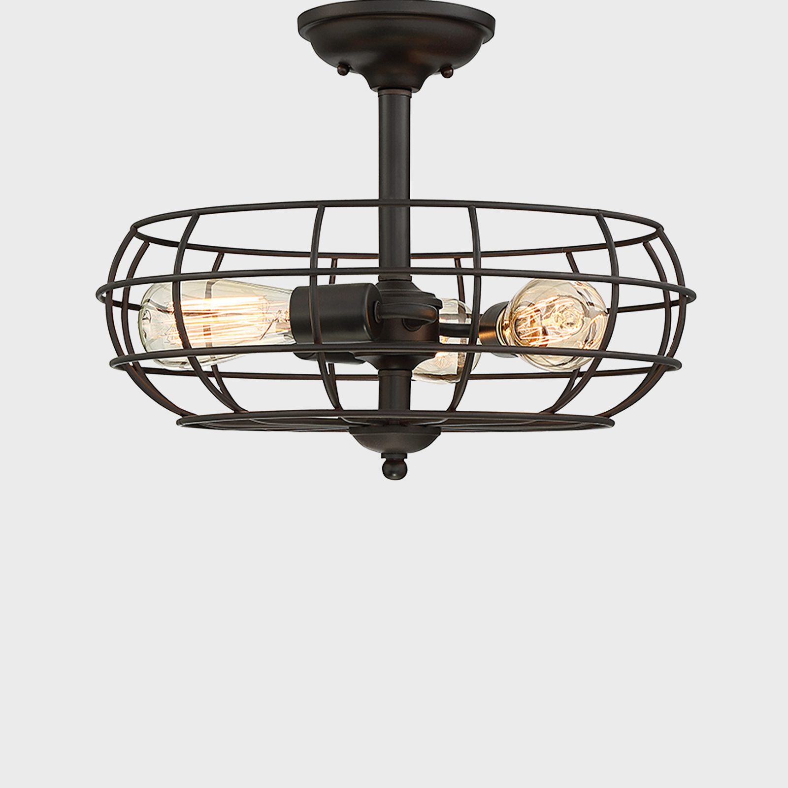 Three Light Semi Flush Mount Ecomm Via Lightcenterinc