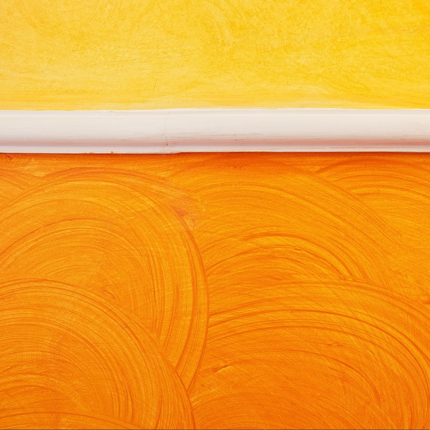 close up of Sponge painted wall