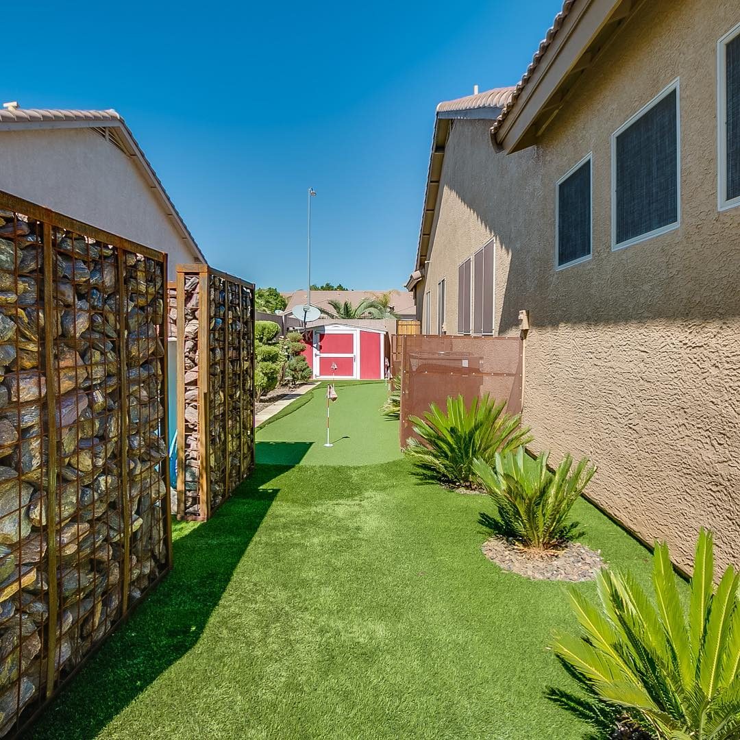 Gabion Wall To Hide Utility Via Instagram