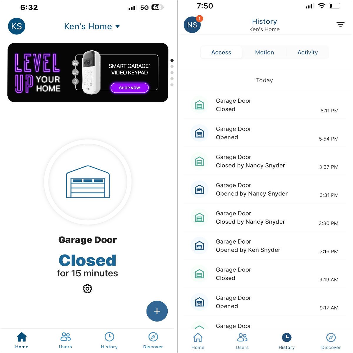  Chamberlain Myq Smart Garage Control