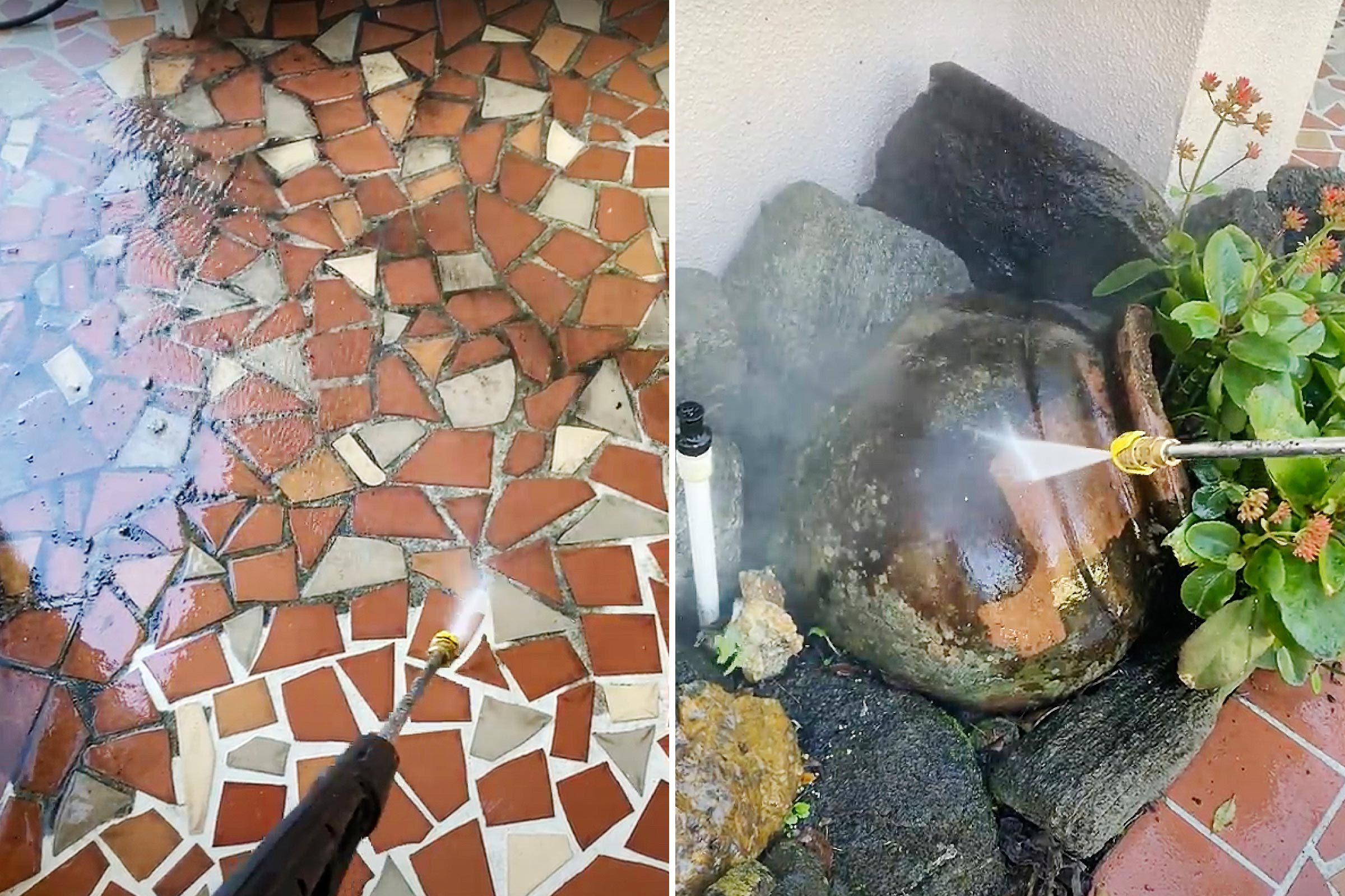 Pressure Washing Example