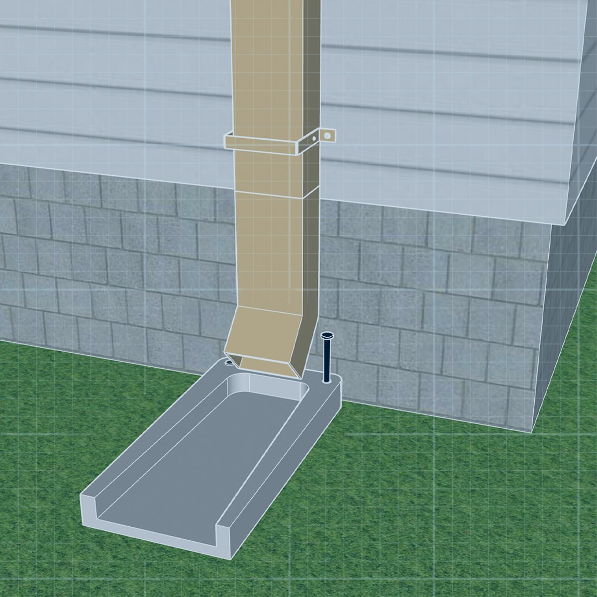 Splashblock Anchor 14 Brilliant Tips And Tricks For Cleaning Fixing And Repurposing Gutters