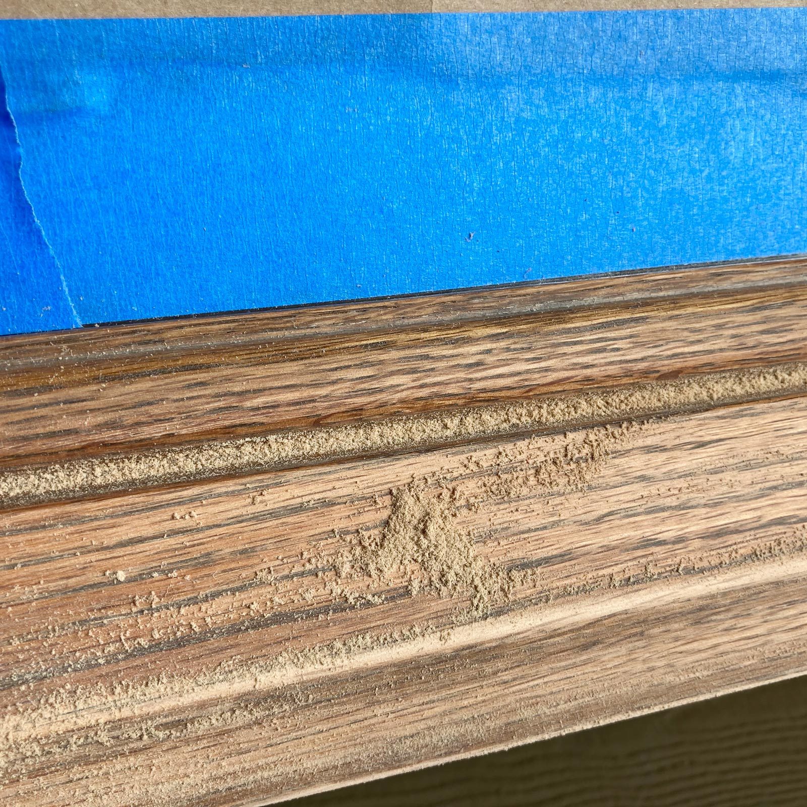 vacuum frame dust from sanding