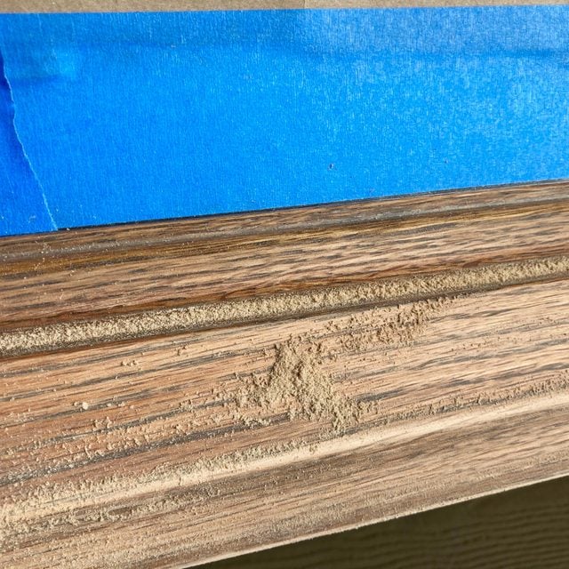 vacuum frame dust from sanding