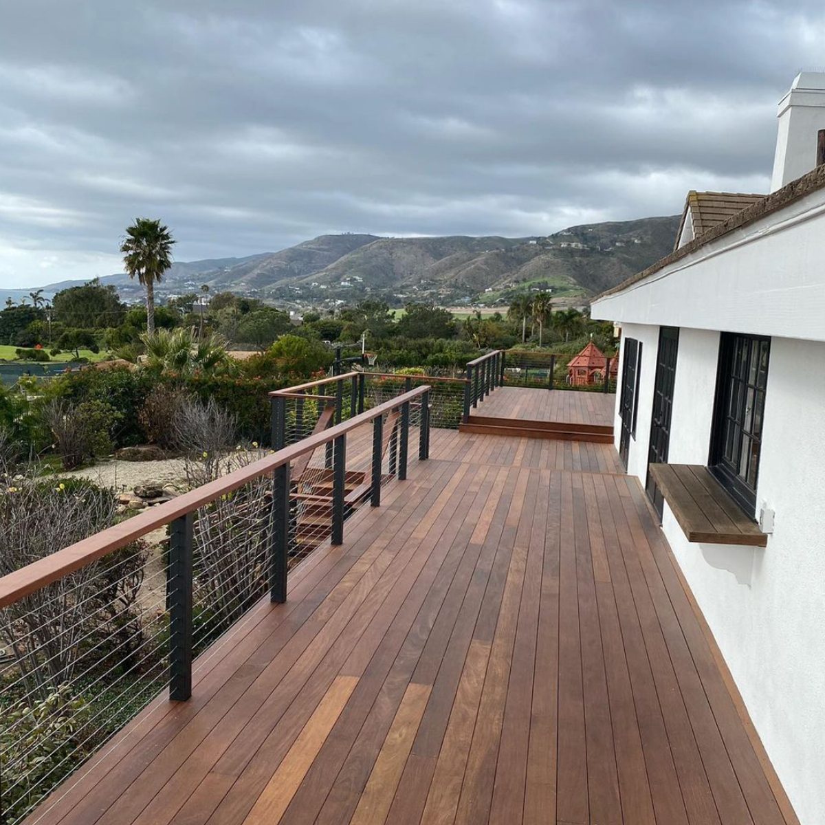 Long Multi Level Deck Courtesy @ladecks Via Instagram