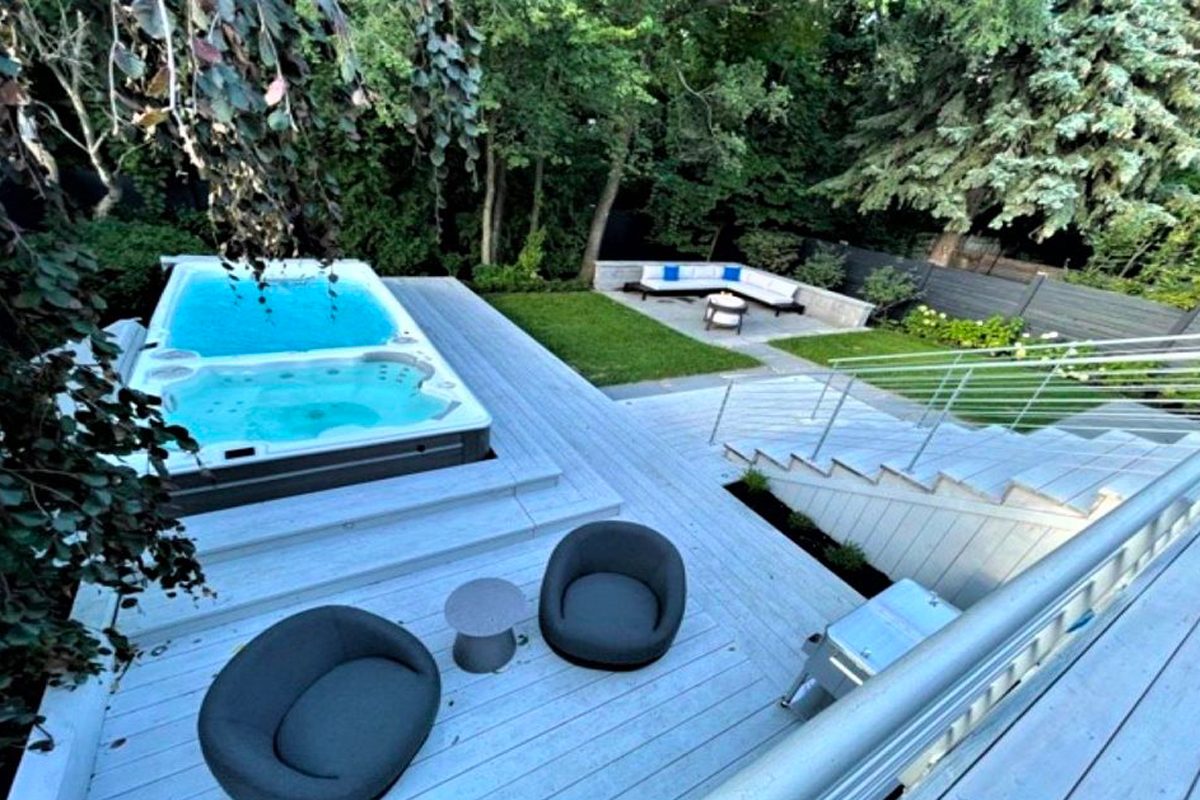 Multi Level Pool Deck Mvklandscapedesign.com