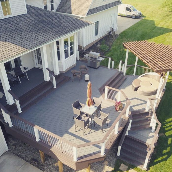 Three Level Deck Courtesy @woodlanddeck Via Instagram