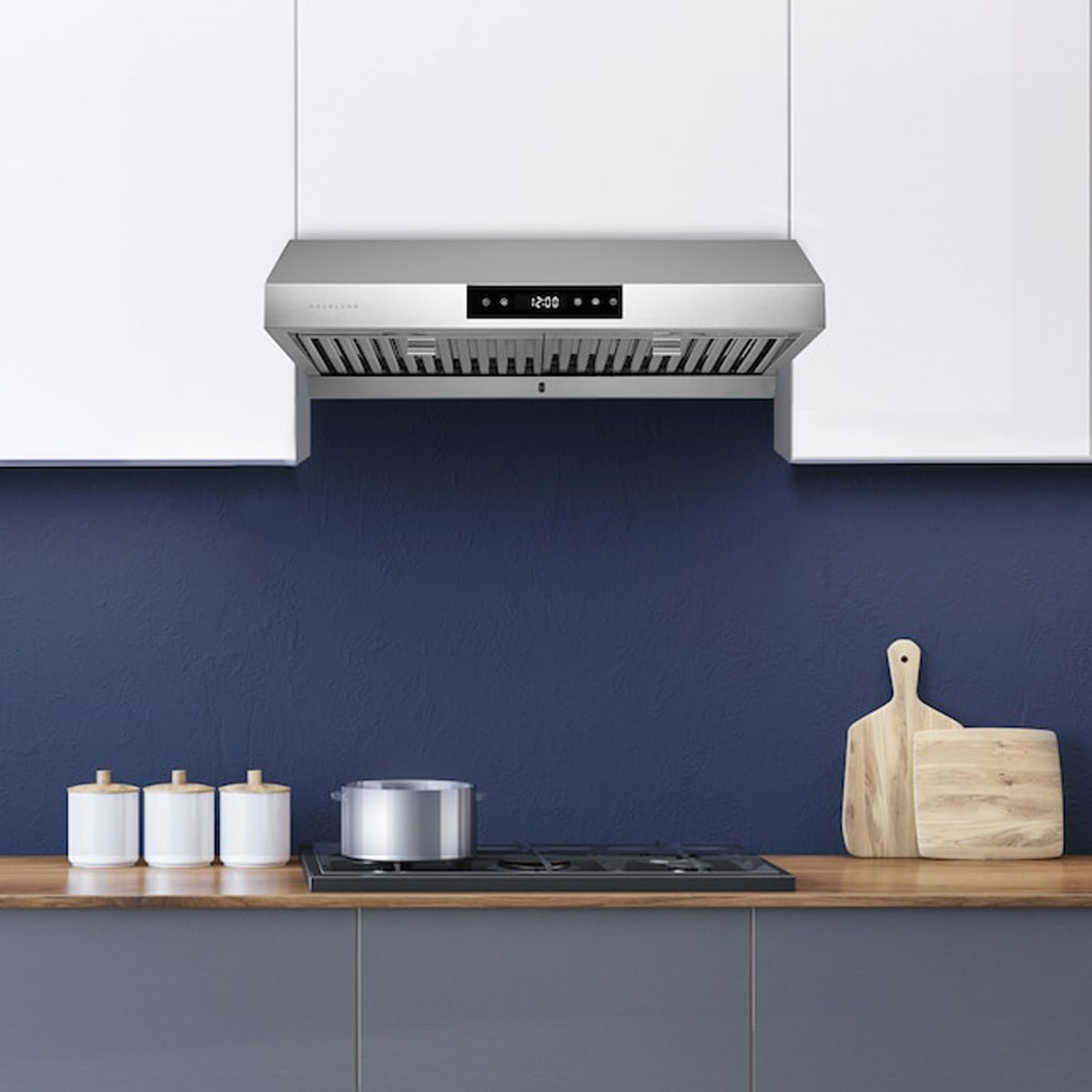 Hauslane Chef 30 In Ducted Stainless Steel Undercabinet Range Hood