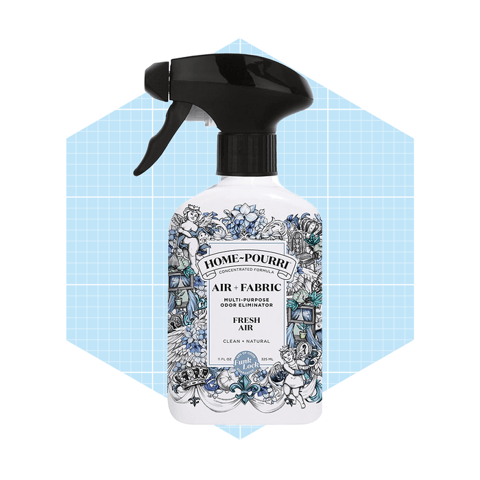 A spray bottle labeled 