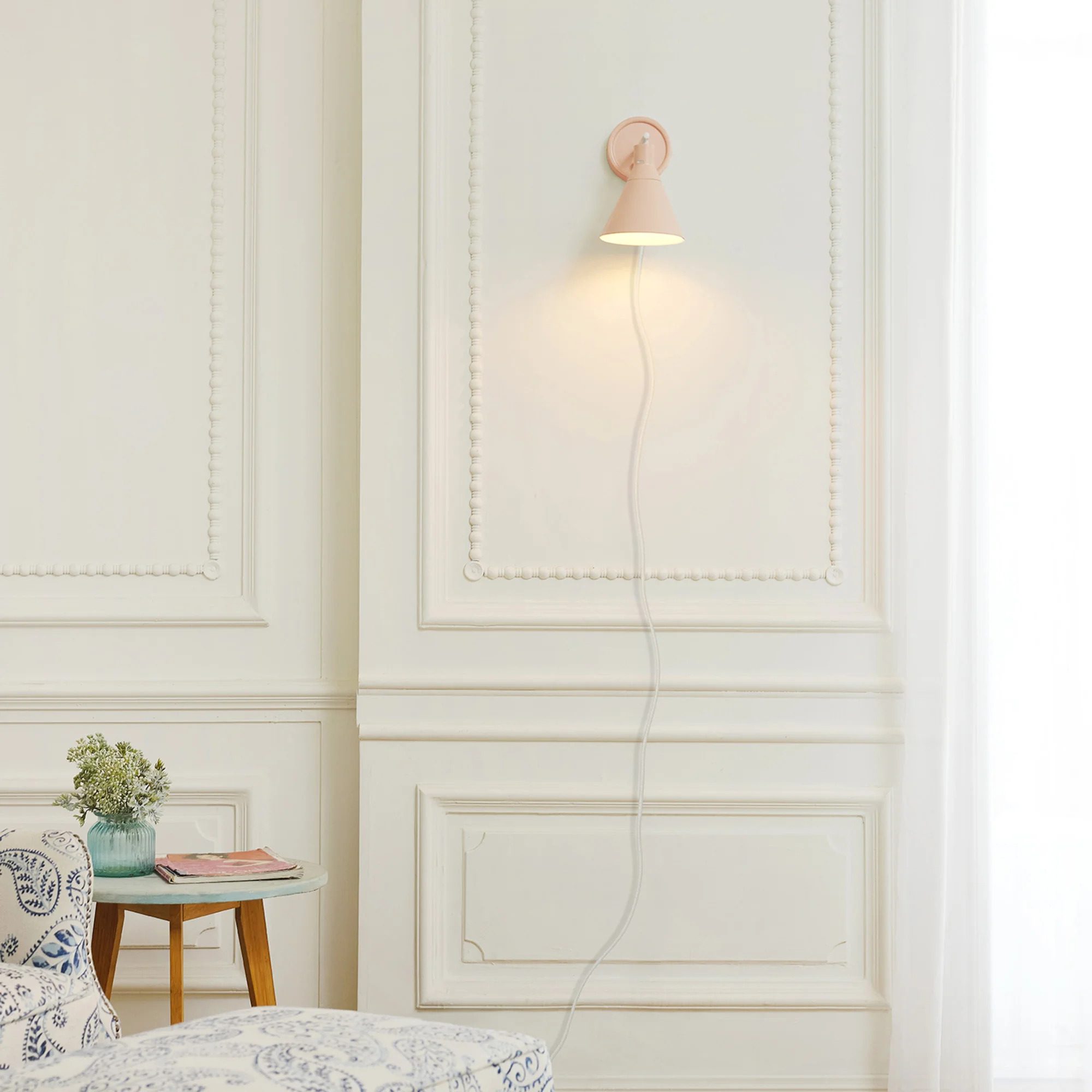 Tristan Aluminum Armed Sconce Ecomm Via Wayfair.com