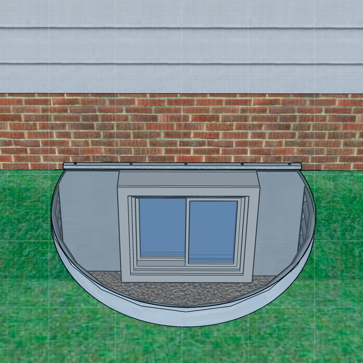 Fhm Simple Acrylic Window Well Cover