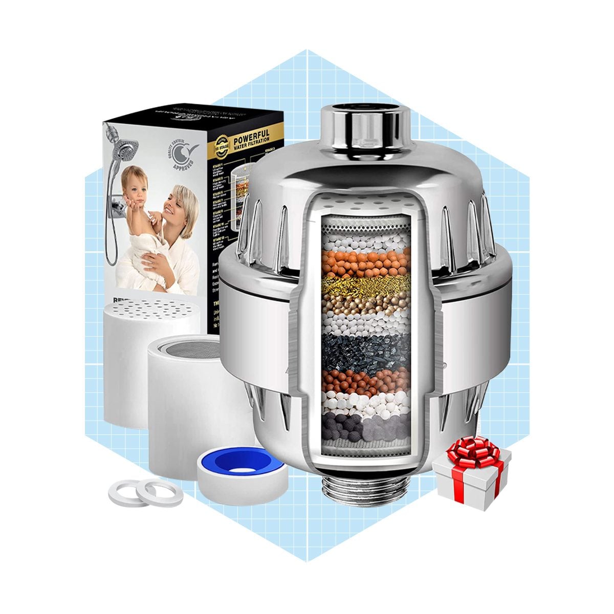 Shower Filter For Hard Water With Vitamin C Ecomm Amazon.com