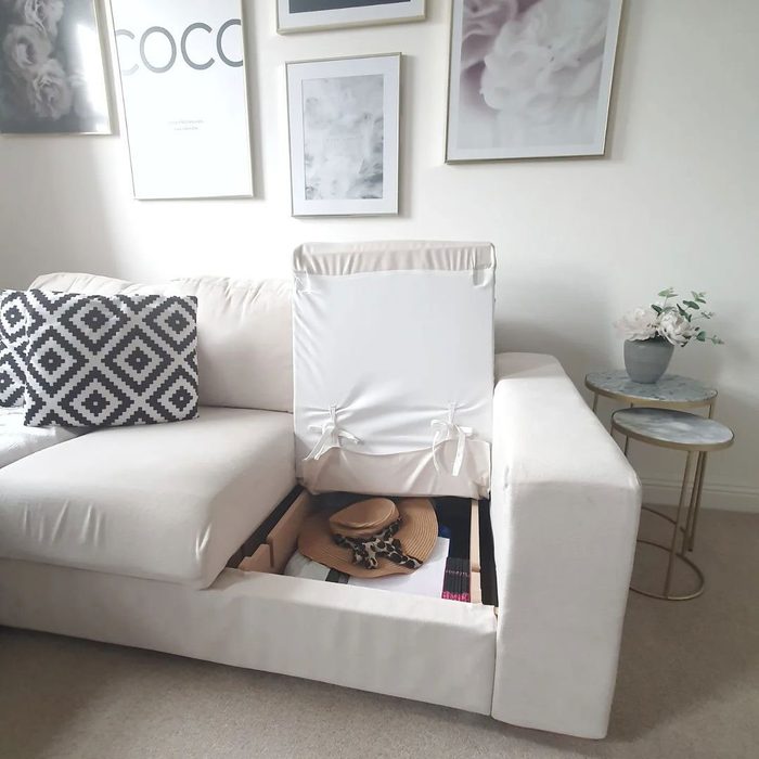 Hidden Sofa Storage