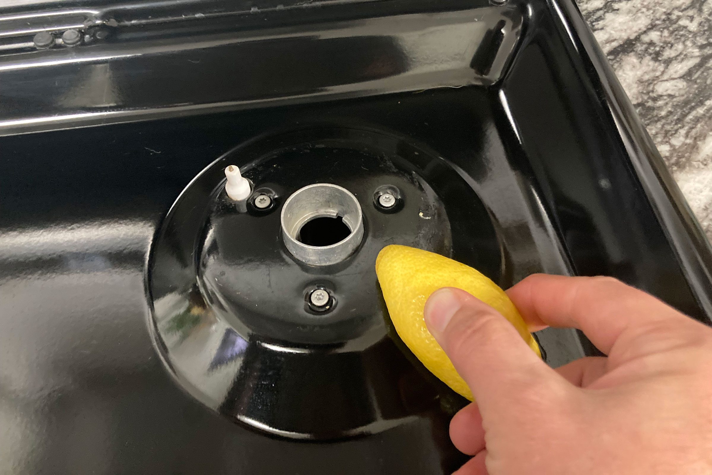 Scrub Stovetop With Lemon Ally Childress For Fhm Jvedit