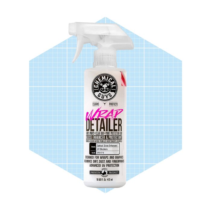 A spray bottle labeled 