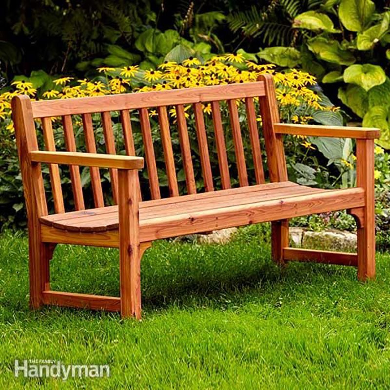 Garden Bench Made With Simple Dowel Joinery Fhm