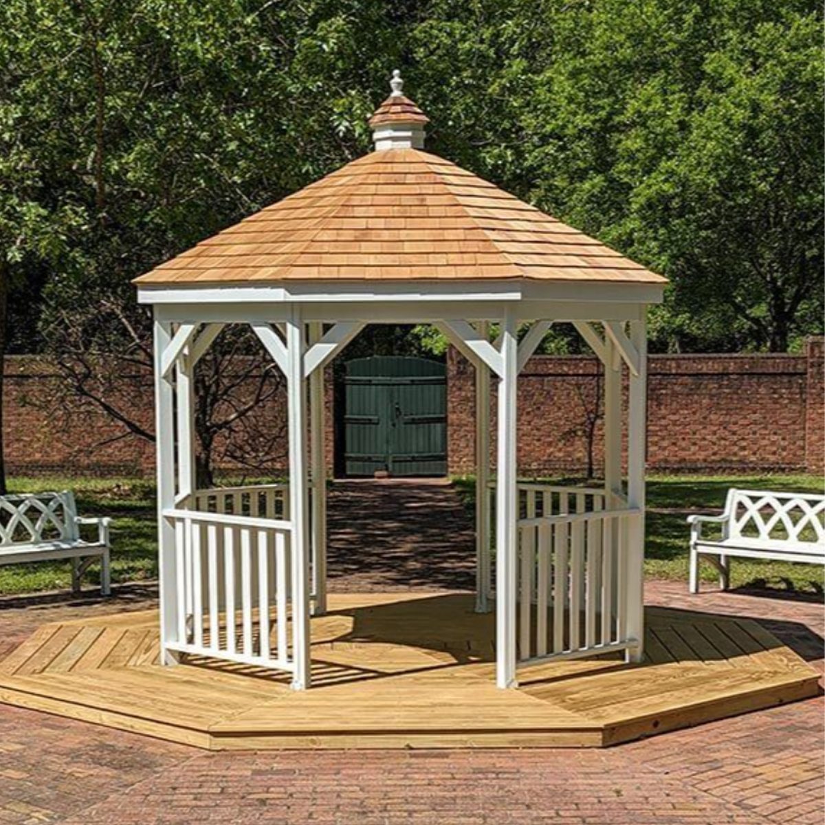 8 Foot Vinyl Gazebo In A Box Ecomm Shop.amishgazebos.com