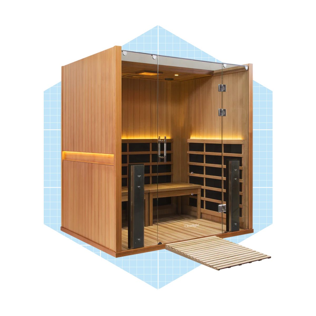 Clearlight® Sanctuary™ Retreat 4 Person Ada Compliant Full Spectrum Infrared Sauna Ecomm Sunhomesaunas.com