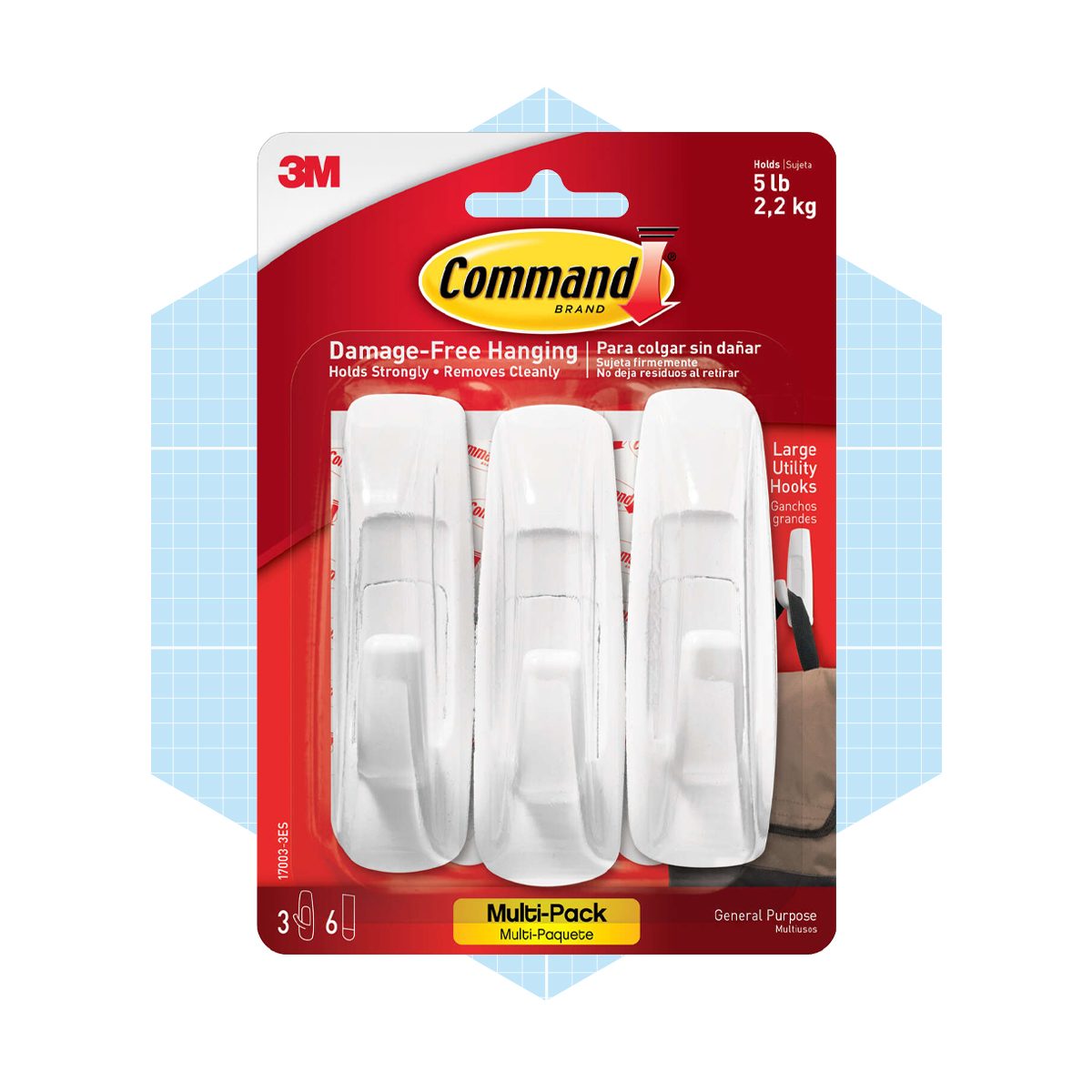 3m Command White Utility Hooks Ecomm Acehardware.com
