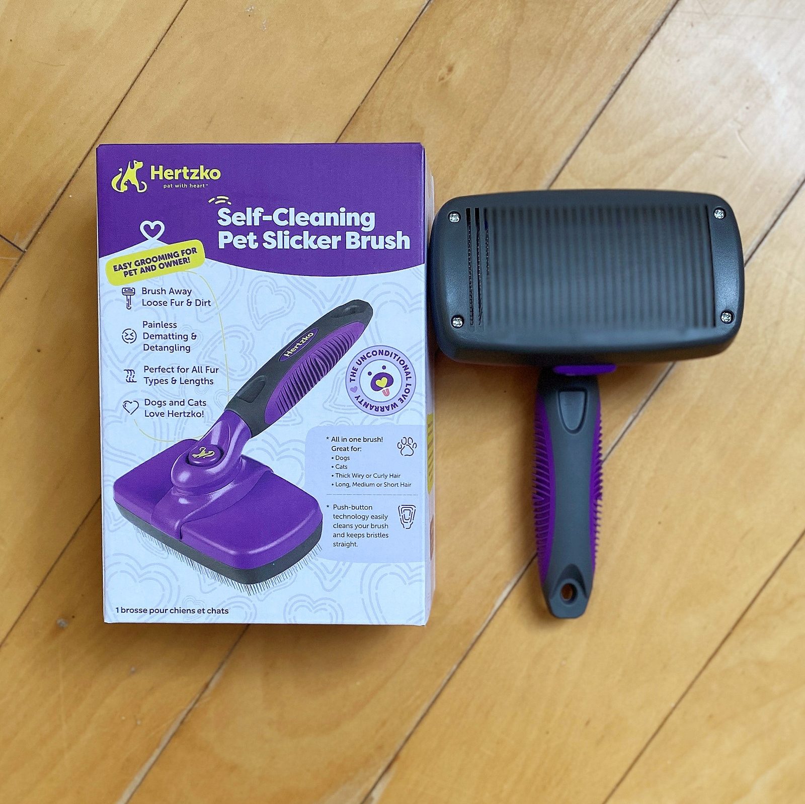 Hertzko Pet Brush box