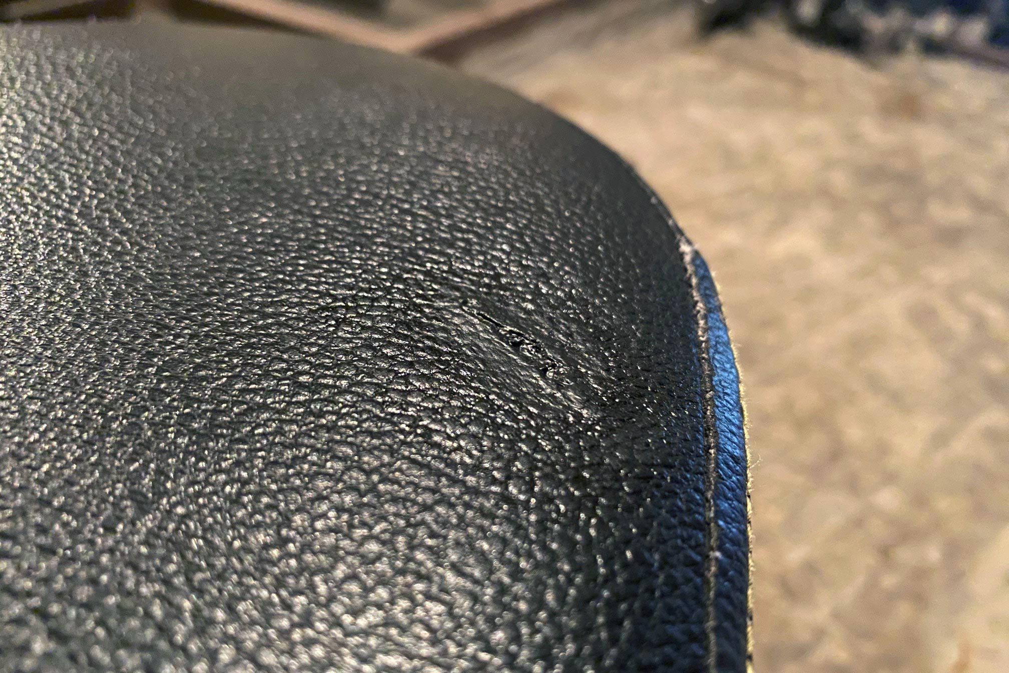 Vinyl Repair after Drying