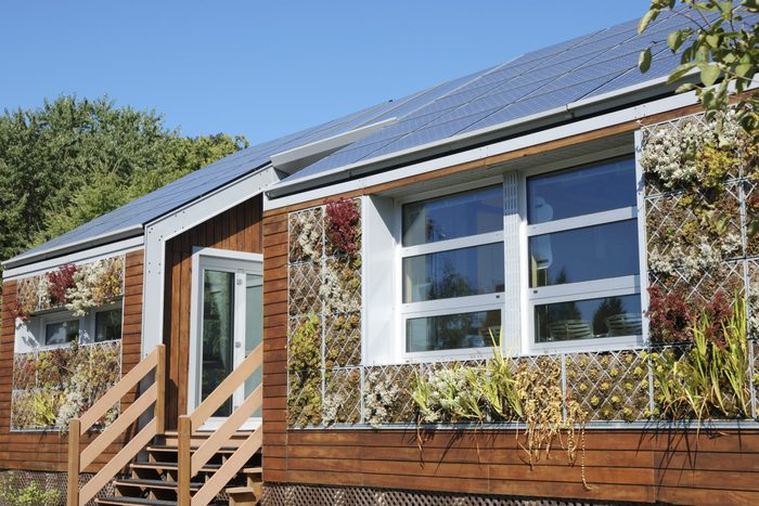 Alternative energy house.