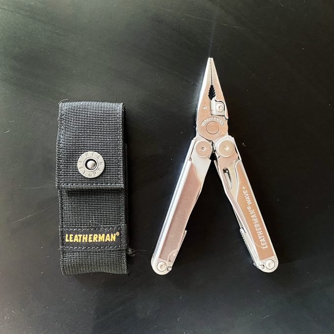 Leatherman Wave next to case