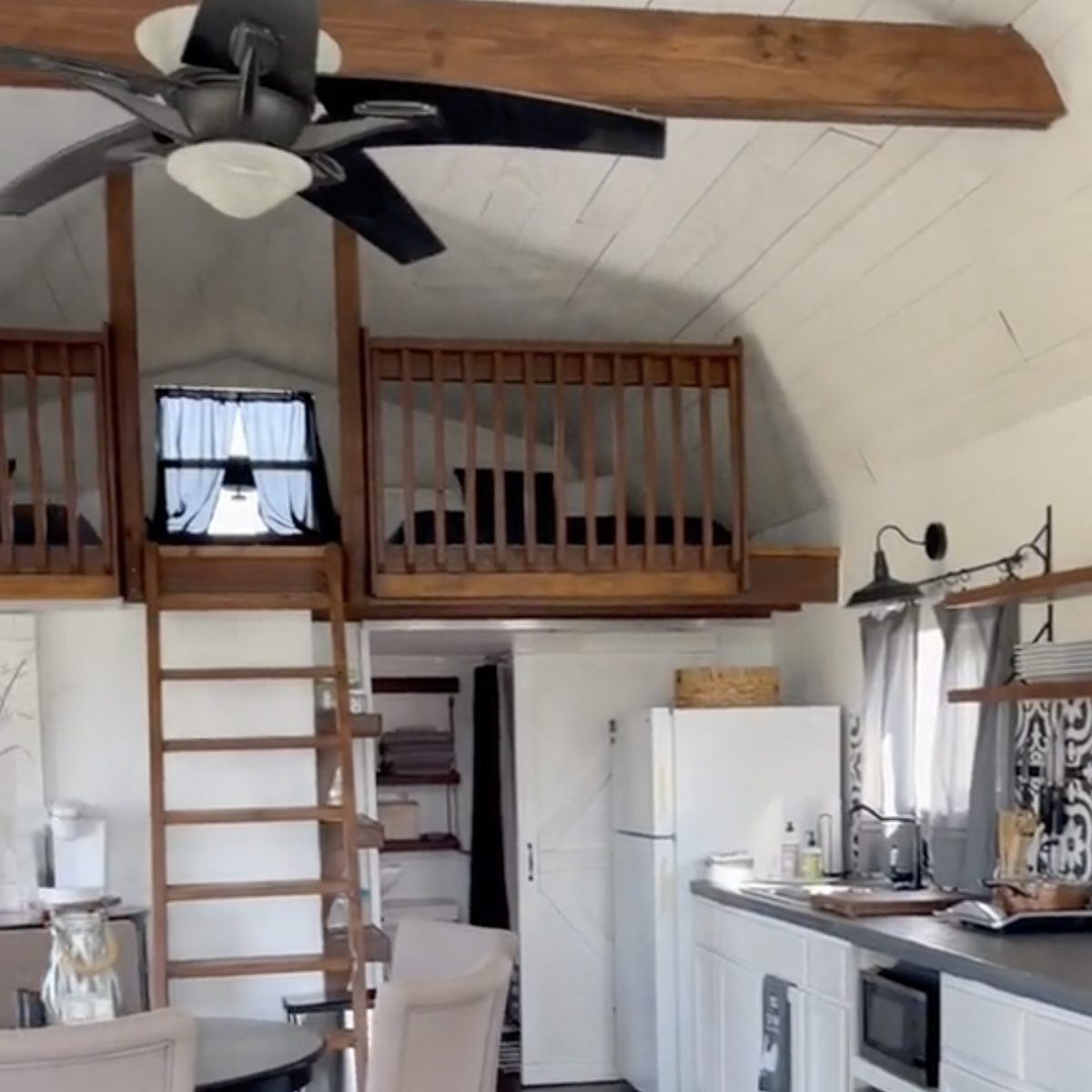 Loft Bedroom Courtesy @jaimesjourney Via Tiktok