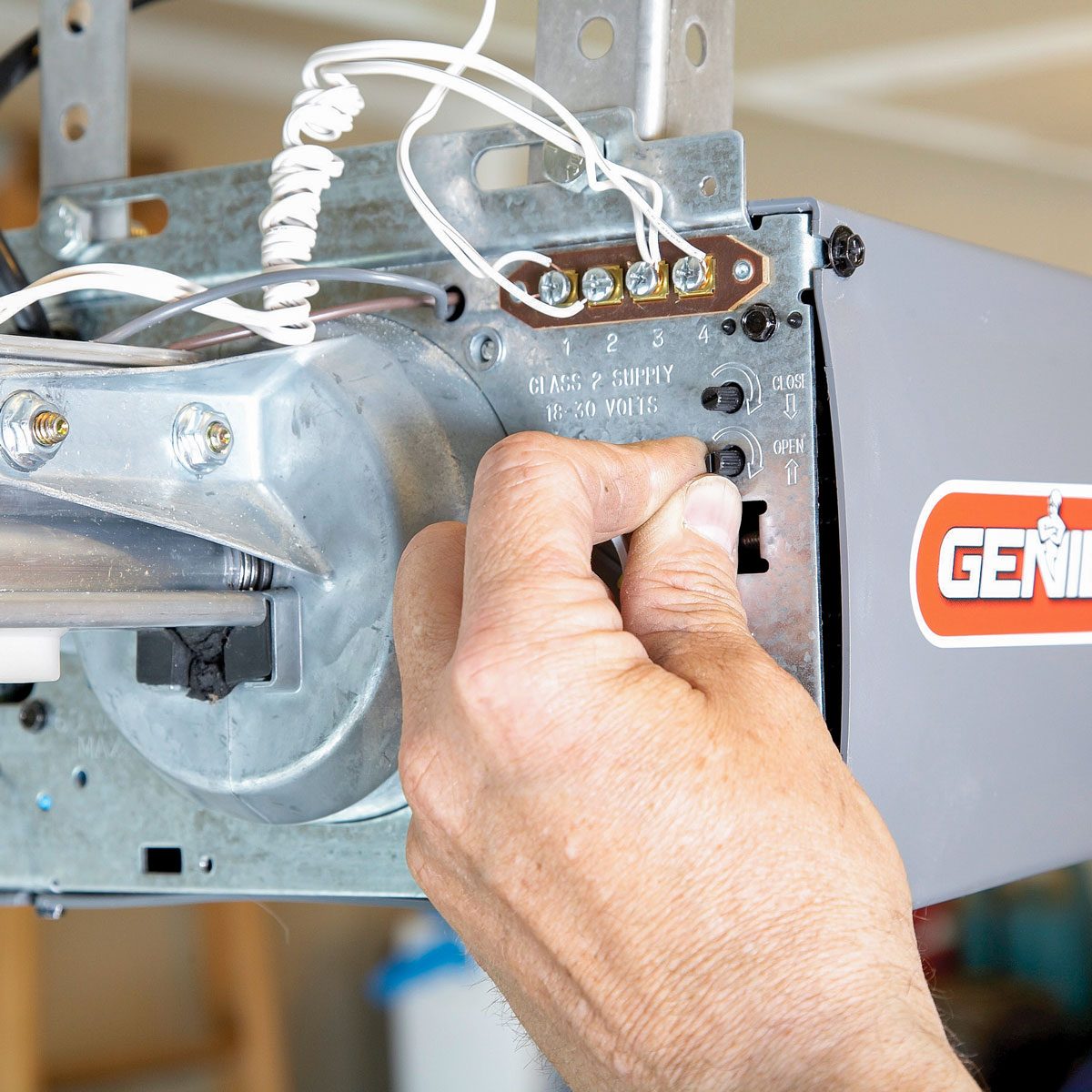 Adjusting the Garage Door Opener