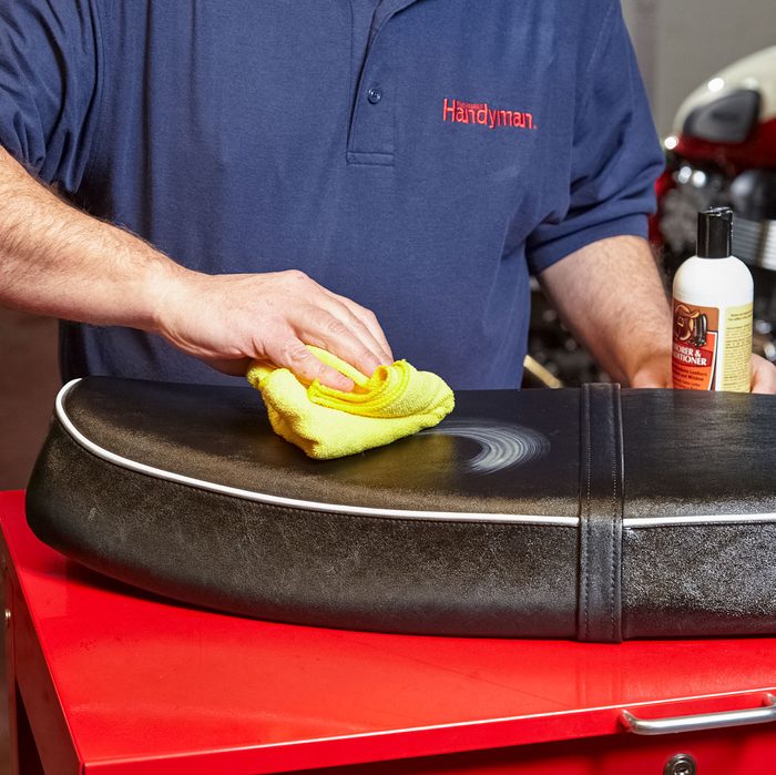 Cleaning and Polishing Motorcycle Leather Seat