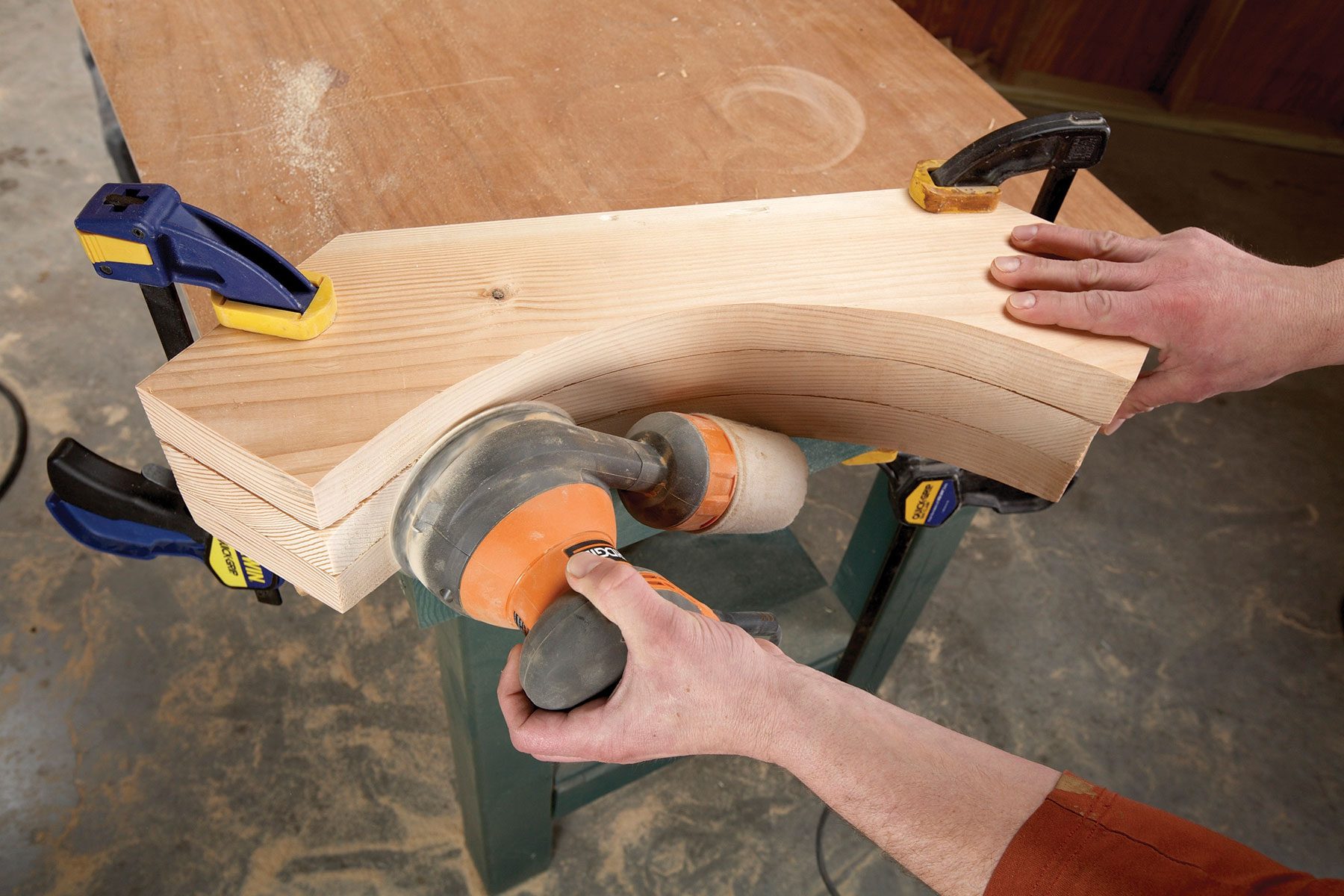 Stacking and Sanding for Matching Parts