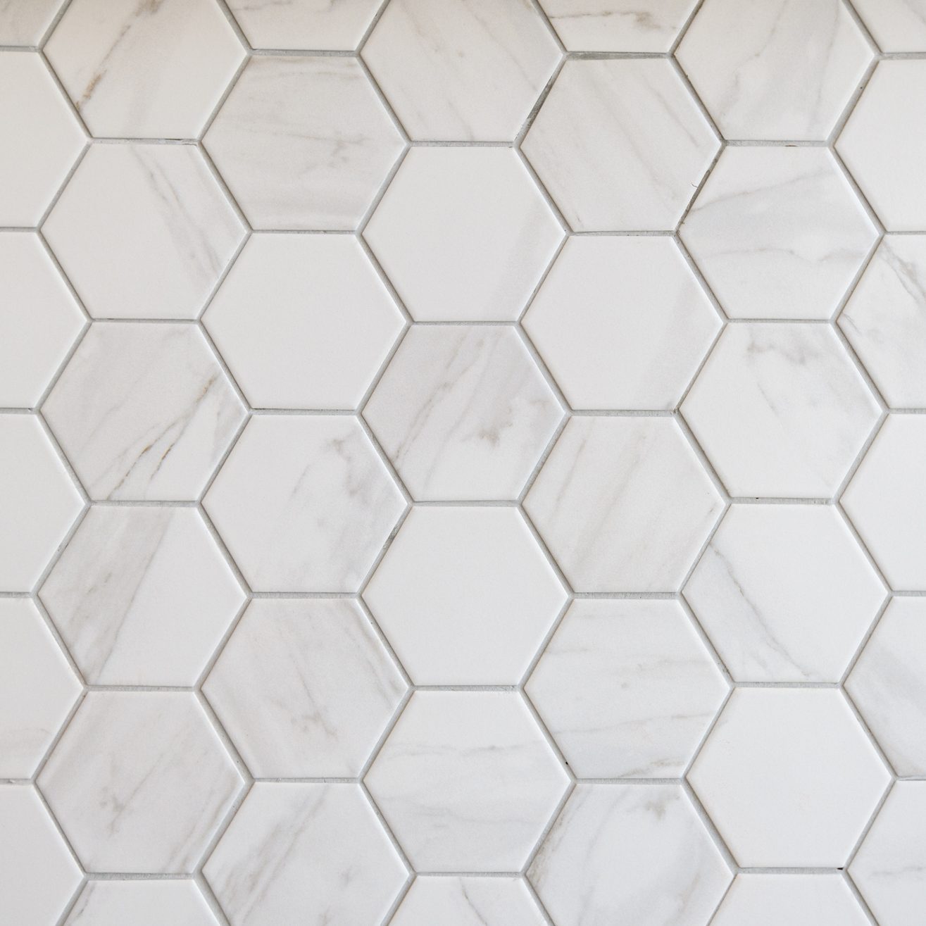 Hexagon marble tile