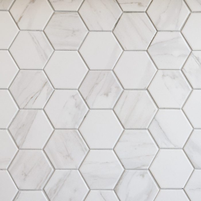 Hexagon marble tile